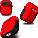 Zore Airpods Kılıf Shockproof Silikon Kılıf - Kırmızı
