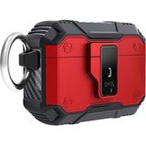 ZORE Airpods Pro Uyumlu Airbag 35 Darbelere Karşı Dayanıklı Düğmeli KILIF-KIRMIZI-8680436775387-TCHS - Kırmızı