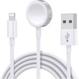 Zore Akıllı Saat Lightning-Wireless USB Şarj Kablosu 1.2m - Beyaz