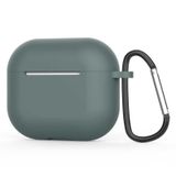 Zore Apple Airpods 3. Nesil Uyumlu Airbag 28 Koyu Yeşil Silikon Kılıf