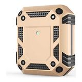 ZORE Apple Airpods Kılıf Zore Airbag 15 Zırh Tasarım Kılıf - Gold
