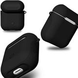 ZORE Apple AirPods Kılıf Zore Shockproof Silikon Kılıf - Siyah