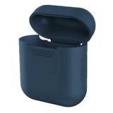 Zore Apple Airpods Lacivert Uyumlu Standart Silikon Kılıf