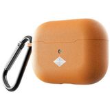 ZORE Apple Airpods Pro Kılıf Zore Airbag 19 Deri Görünümlü Kılıf - Turuncu
