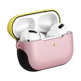 Zore Apple Airpods Pro Uyumlu Shockproof Silikon Pembe Sarı Kılıf