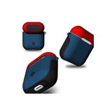 Zore Apple Airpods Uyumlu Kırmızı Mavi Zore Shockproof Silikon Kılıf