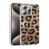 Zore Apple için uyumlu iPhone 16 Pro Max Kılıf Desenli Zore Mep Kapak Gold Leopar