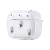 Zore Apple ile uyumlu Airpods 4 Zore Airbag 44 Airbag Tasarımlı Simli Şeffaf Kutup Kılıf Lale