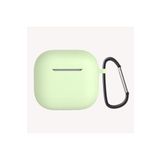 Zore Apple ile uyumlu Airpods 4 Zore Standart Silikon Kılıf Açık Yeşil