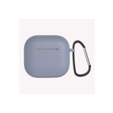 Zore Apple ile uyumlu Airpods 4 Zore Standart Silikon Kılıf Lavendery Gray