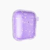 Zore Apple İle Uyumlu Airpods Allstar Airbag 32 Parlayan Simli Saydam Renkli Kılıf, Mor