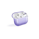 Zore Apple İle Uyumlu Airpods Pro 2 Allstar Airbag 32 Parlayan Simli Saydam Renkli Kılıf, Mor