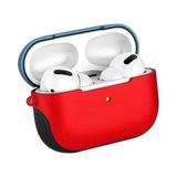 Zore Apple İle Uyumlu Airpods Pro Kılıf Shockproof Silikon, Kırmızı-Mavi