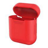 Zore Apple ile uyumlu Airpods Standart Silikon Kılıf Kırmızı