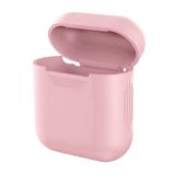 Zore Apple ile uyumlu Airpods Standart Silikon Kılıf Pembe Açık