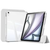 Zore Apple ile uyumlu iPad Air 13 2025 M3 Kılıf Magnetik Ayrılabilen Airbagli Zore Sliding Tablet Kılıfı Gri
