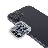 Zore Apple ile uyumlu iPhone 12 Pro CL-08 Kamera Lens Koruyucu Mavi