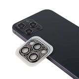 Zore Apple ile uyumlu iPhone 12 Pro CL-08 Kamera Lens Koruyucu Siyah