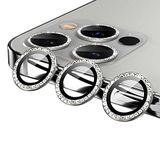 Zore Apple ile uyumlu iPhone 12 Pro Max CL-06 Kamera Lens Koruyucu Gümüş