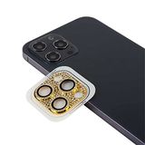 Zore Apple ile uyumlu iPhone 12 Pro Max CL-08 Kamera Lens Koruyucu Gold