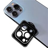 Zore Apple İle Uyumlu iPhone 12 Pro Max CL-11 Safir Parmak İzi Bırakmayan Anti-Reflective Kamera Lens Koruyucu, Siyah