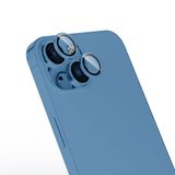 Zore Apple ile uyumlu iPhone 13 Mikro Kamera Lens Koruyucu Lacivert