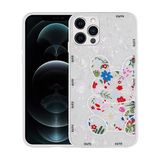 Zore Apple ile uyumlu iPhone 13 Pro Max Kılıf Desenli Sert Silikon Zore Mumila Kapak White Rabbit