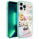 Zore Apple İle Uyumlu İphone 13 Pro Max Kılıf Kamera Korumalı Desenli Sert Silikon Epoksi Kapak