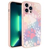 Zore Apple ile uyumlu iPhone 13 Pro Max Kılıf Kamera Korumalı Desenli Sert Silikon Zore Epoksi Kapak NO4