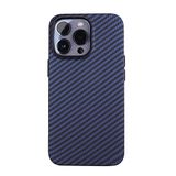 Zore Apple ile uyumlu iPhone 13 Pro Max Kılıf Karbon Fiber Tasarımlı Zore Karbono Kapak Lacivert