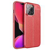 Zore Apple İle Uyumlu iPhone 13 Pro Max Kılıf Niss Silikon Kapak, Kırmızı