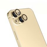 Zore Apple ile uyumlu iPhone 14 Mikro Kamera Lens Koruyucu Gold