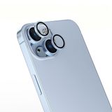 Zore Apple ile uyumlu iPhone 14 Mikro Kamera Lens Koruyucu Mavi
