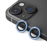 Zore Apple İle Uyumlu iPhone 14 Plus CL-12 Premium Safir Parmak İzi Bırakmayan Anti-Reflective Kamera Lens Koruyucu, Mavi