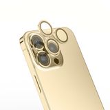 Zore Apple ile uyumlu iPhone 14 Pro Max Mikro Kamera Lens Koruyucu Gold