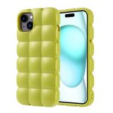 Zore Apple ile uyumlu iPhone 15 Plus Kılıf Parlak Esnek Silikon Zore Dom Dom Kapak Yeşil