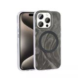 Zore Apple İle Uyumlu İphone 15 Pro Kılıf M-Safe Şarj Özellikli Fırça Boya Desenli Palet Kapak