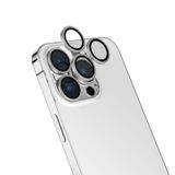 Zore Apple İle Uyumlu iPhone 15 Pro Max CL-13 Kamera Lens Koruyucu, Gümüş