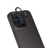 Zore Apple İle Uyumlu iPhone 15 Pro Max CL-13 Kamera Lens Koruyucu, Siyah