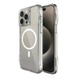 Zore Apple İle Uyumlu İphone 15 Pro Max Kılıf M-Safe Şarj Özellikli Airbagli Şeffaf İncek Kapak
