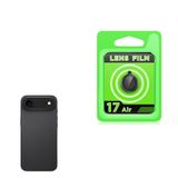 Zore Apple ile uyumlu iPhone 17 Air Zore CL-07 Kamera Lens Koruyucu Siyah
