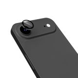 Zore Apple ile uyumlu iPhone 17 Air Zore Mikro Kamera Lens Koruyucu Siyah
