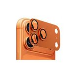 Zore Apple ile uyumlu iPhone 17 Pro CL-20 Kamera Lens Koruyucu Turuncu