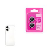 Zore Apple ile uyumlu iPhone 17 Zore CL-06 Kamera Lens Koruyucu Gümüş