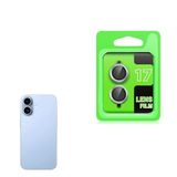 Zore Apple ile uyumlu iPhone 17 Zore CL-07 Kamera Lens Koruyucu Açık Mavi