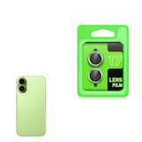 Zore Apple ile uyumlu iPhone 17 Zore CL-07 Kamera Lens Koruyucu Açık Yeşil