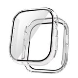 Zore Apple İle Uyumlu Watch 10 42mm Sert PC Kasa Electroplatink Çerçeveli Ekran Koruyucu Watch Gard 36, Şeffaf