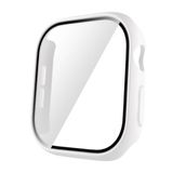 Zore Apple İle Uyumlu Watch 10 42mm Sert PC Kasa ve Ekran Koruyucu Watch Gard 35, Beyaz