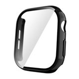 Zore Apple İle Uyumlu Watch 10 42mm Sert PC Kasa ve Ekran Koruyucu Watch Gard 35, Koyu Siyah