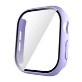 Zore Apple İle Uyumlu Watch 10 42mm Sert PC Kasa ve Ekran Koruyucu Watch Gard 35, Mor